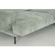 ECKSOFA  in Chenille Mintgrün  307/243 cm  - Schwarz/Mintgrün, Design, Textil/Metall (307/243cm) - Xora
