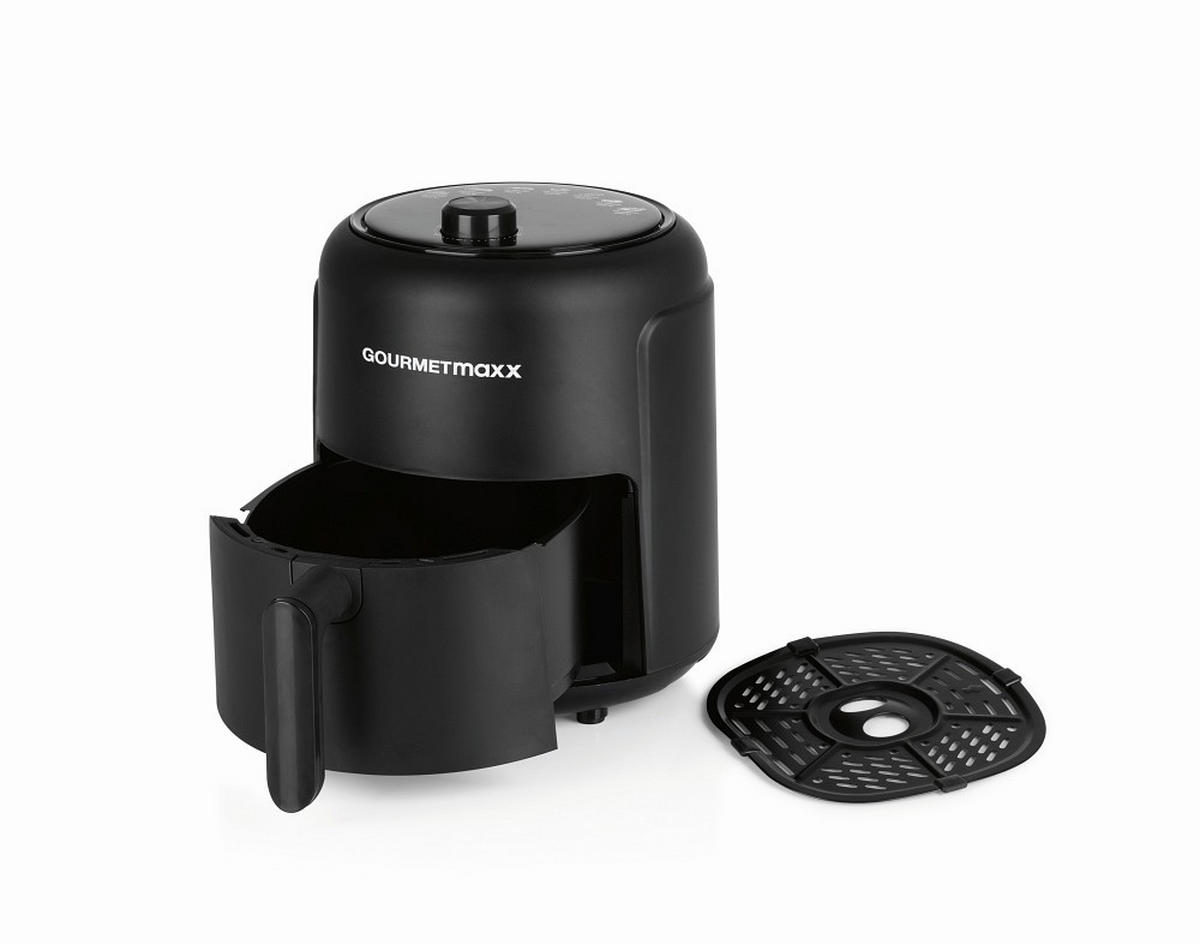 HEIßLUFTFRITTEUSE GOURMETmaxx 2,3 L  - Schwarz, Basics, Kunststoff (30,4/22,8/27,9cm) - GOURMETMAXX