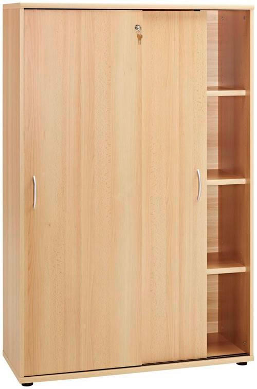 AKTENSCHRANK Buchefarben  - Buchefarben, Basics, Holzwerkstoff (100/152,8/39,5cm) - MID.YOU