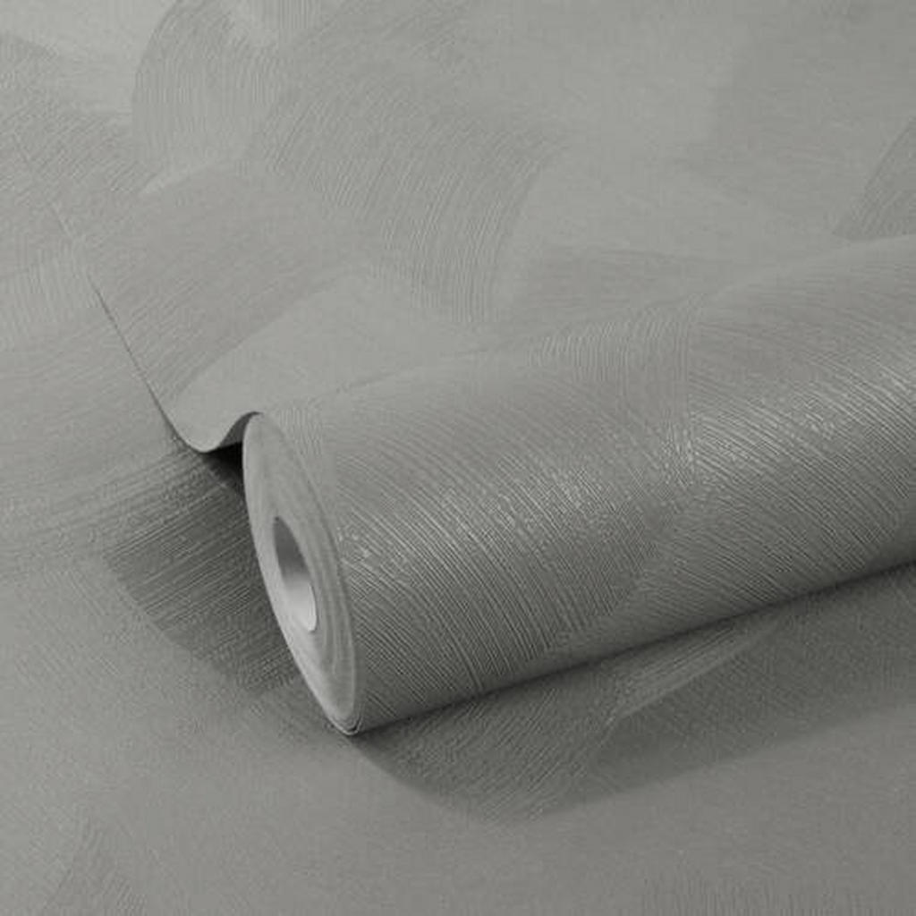 Thumbnail - Xora Vliestapete, Grau, Kunststoff, Papier, Uni, 52x1000 cm, Made in Europe, Tapeten & Wandverkleidungen, Vliestapeten