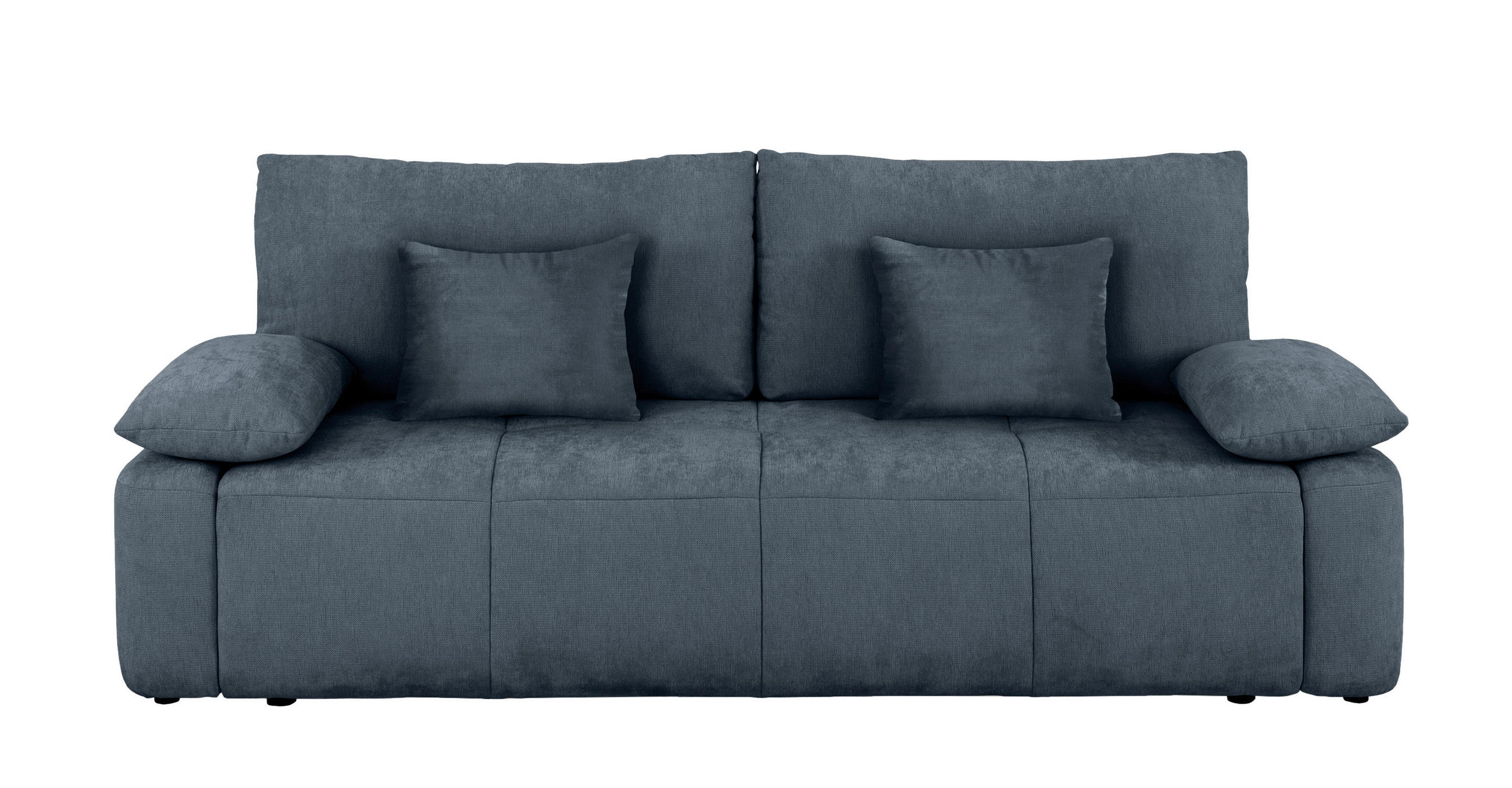 SCHLAFSOFA  in Blau  - Blau/Schwarz, Design, Kunststoff/Textil (240/93/108cm) - MID.YOU