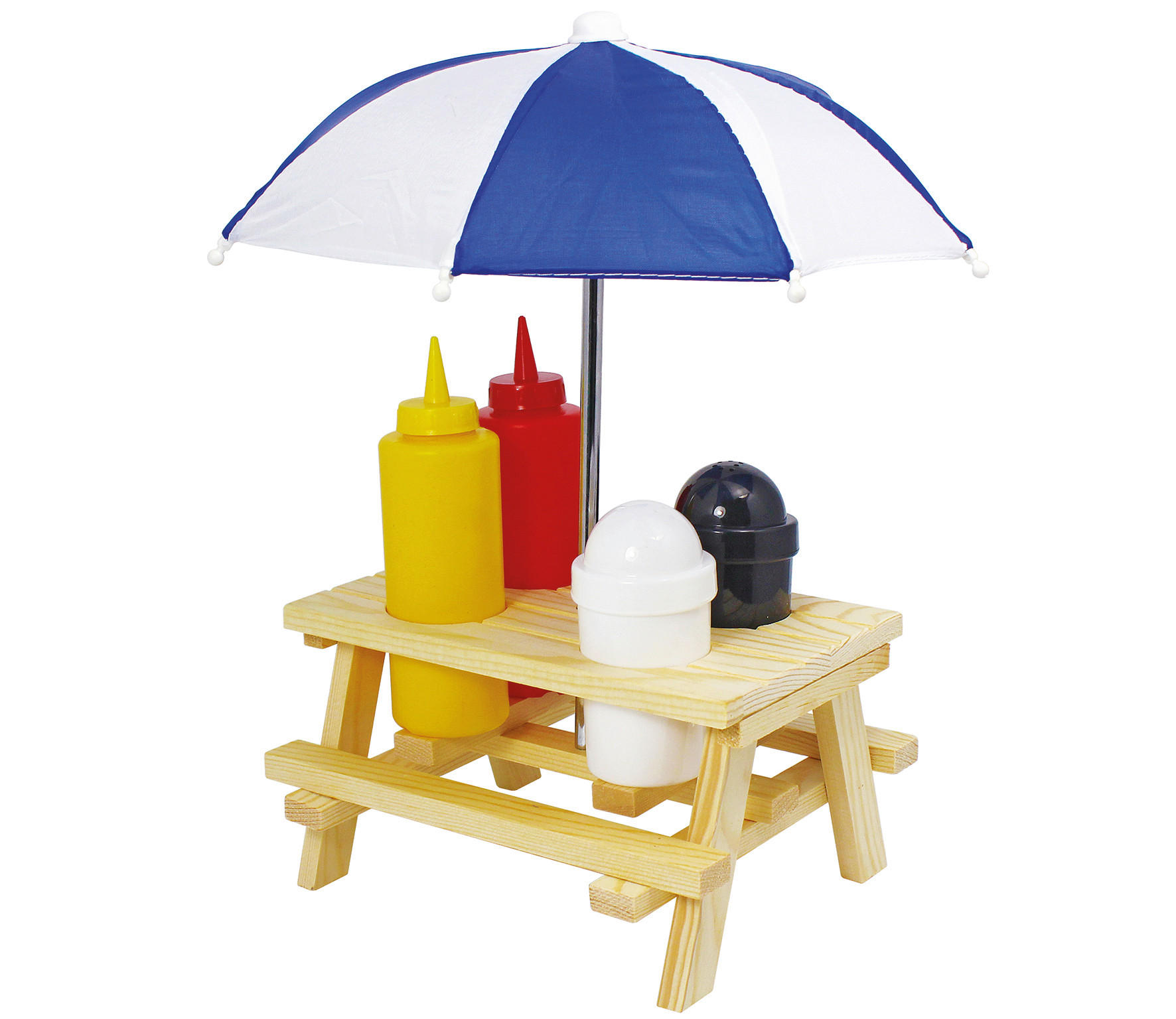 MENAGE-SET - Multicolor, Basics, Holz/Kunststoff (28/28/32cm) - KÜCHENPROFI