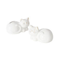 POKLADNIČKA - bílá/vysoce lesklá bílá, Lifestyle, keramika (12/8/7cm)