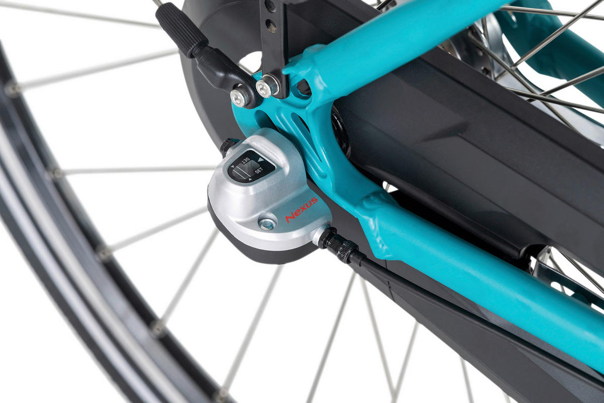 ELEKTROFAHRRAD ALU CITY 148E 28 Zoll  - Blau, Basics, Metall (180/70/100cm)