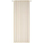 FERTIGVORHANG transparent  - Sandfarben, Basics, Textil (140/245cm) - Esposa