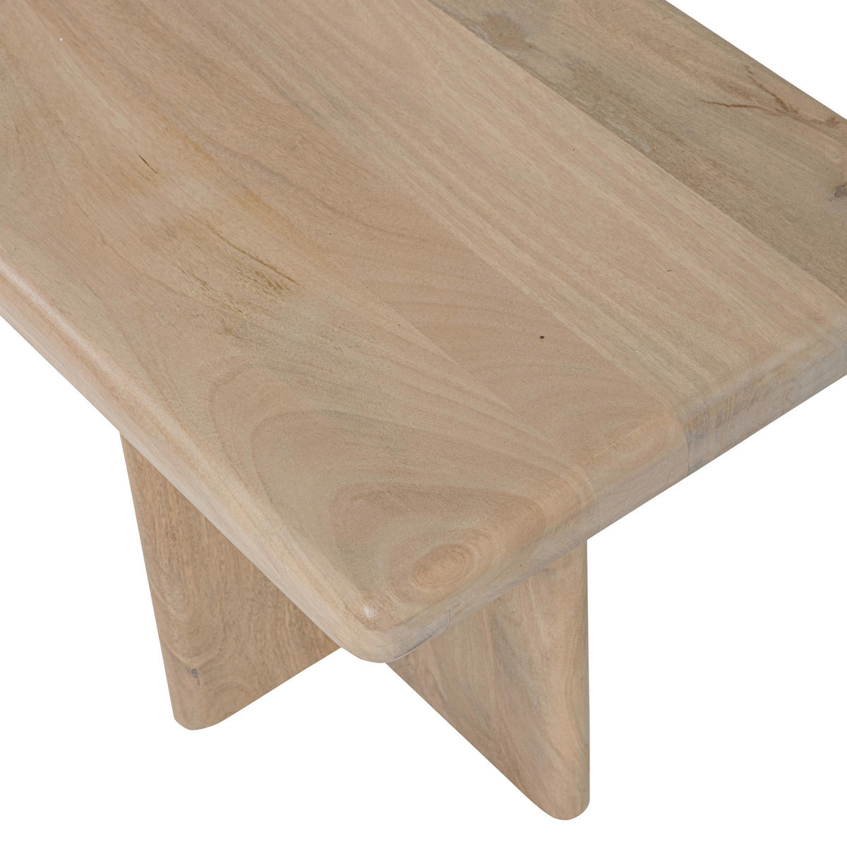SITZBANK 220/47/45 cm Naturfarben Mangoholz massiv  - Naturfarben, MODERN, Holz (220/47/45cm) - Livetastic