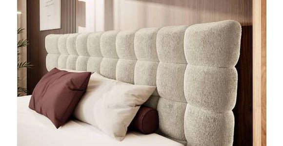 BOXSPRINGBETT 160/200 cm in Beige - Beige/Schwarz, Design, Holz/Holzwerkstoff (160/200cm) - Esposa