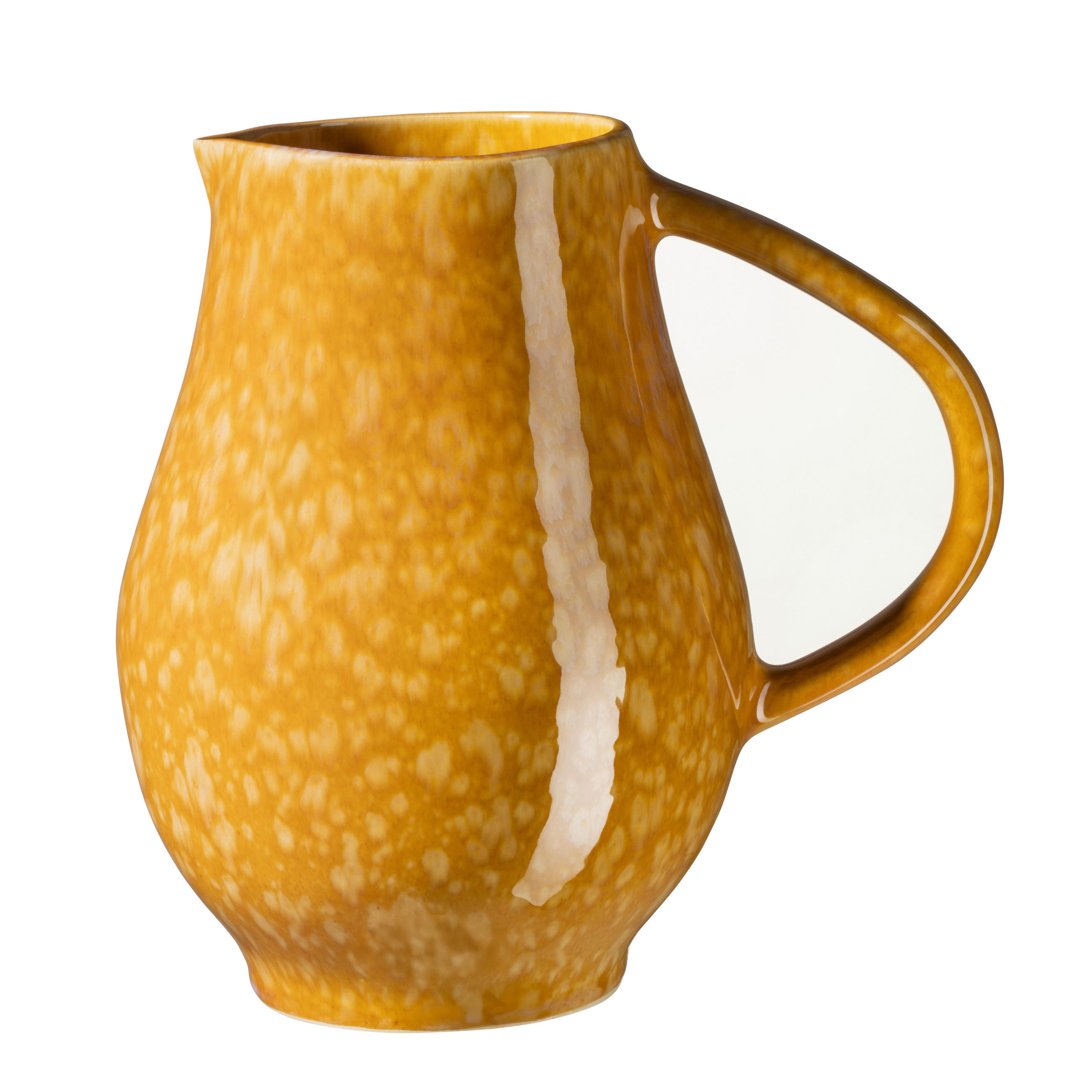 KRUG    - Dunkelgelb/Weiß, Basics, Keramik (8,5/19,5cm) - Gipfelstück