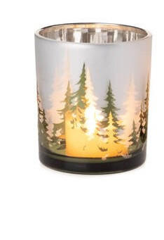 WINDLICHT - Silberfarben, LIFESTYLE, Glas (7,5/8cm) - X-Mas