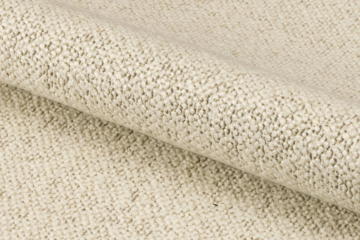 STUHL  in Bouclé  - Eiche Bianco/Creme, Design, Holz/Textil (49/89/56cm) - MID.YOU