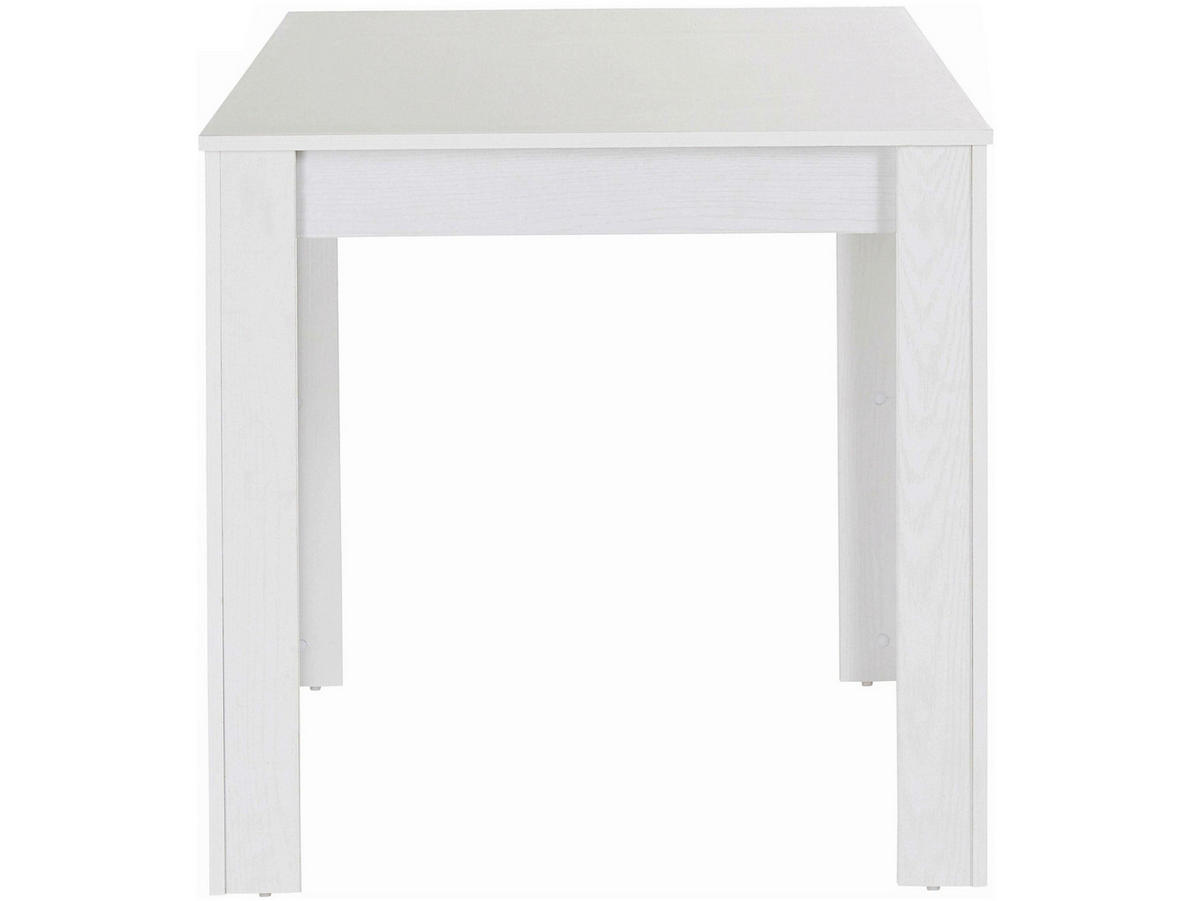 ESSTISCH in Holzwerkstoff 120/75/80 cm   - Weiß, Design, Holzwerkstoff (120/75/80cm) - MID.YOU