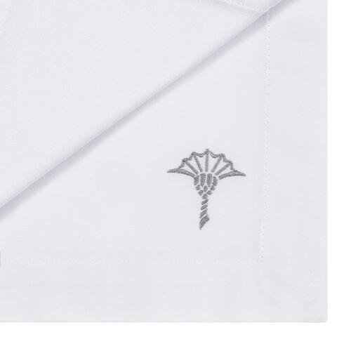 Serviette 2er Set 50/50 cm   - Silberfarben/Weiß, Design, Textil (50/50cm) - Joop!