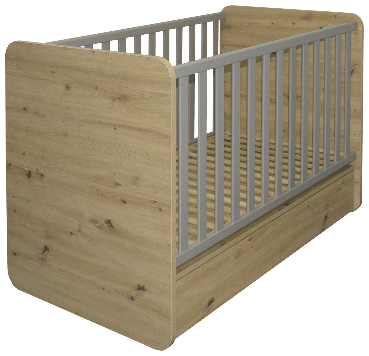 BETTKASTEN Eiche Artisan  - Eiche Artisan, Basics, Holzwerkstoff (139/22/40-72cm)