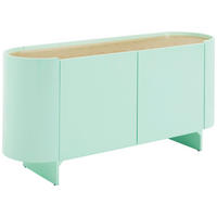 SIDEBOARD 160/75/45 cm  - Eichefarben/Grün, Design, Holz/Holzwerkstoff (160/75/45cm) - Novel