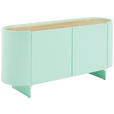 SIDEBOARD 160/75/45 cm  - Eichefarben/Grün, Design, Holz/Holzwerkstoff (160/75/45cm) - Novel