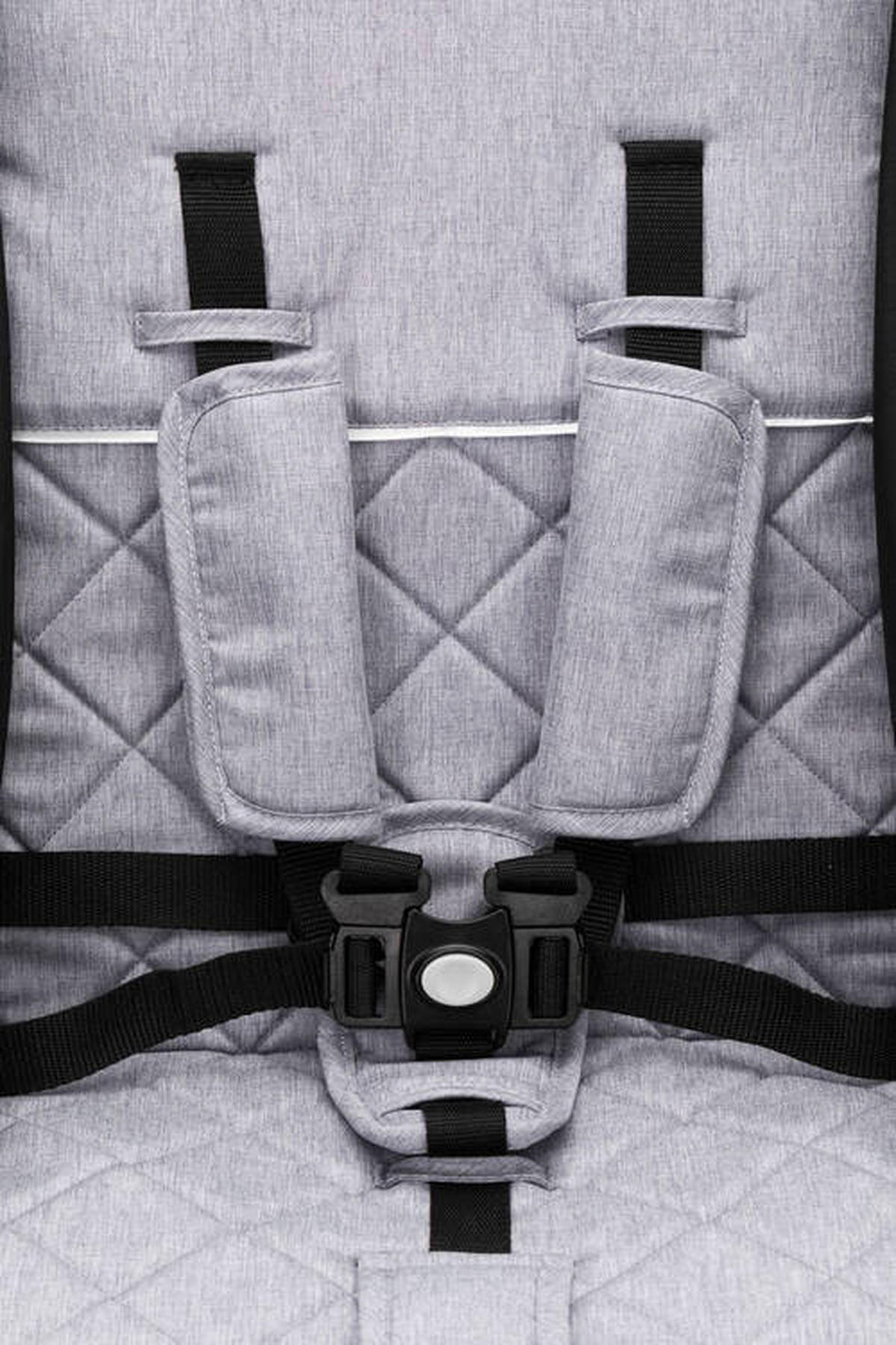 GOLFOVÝ KOČÁREK - černá/světle šedá, Basics, kov/textil (105/70/51cm) - Fillikid