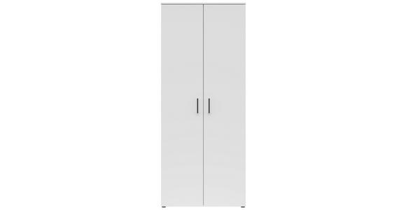 MEHRZWECKSCHRANK 80/195/40 cm  - Anthrazit/Schwarz, MODERN, Holzwerkstoff/Kunststoff (80/195/40cm) - Carryhome