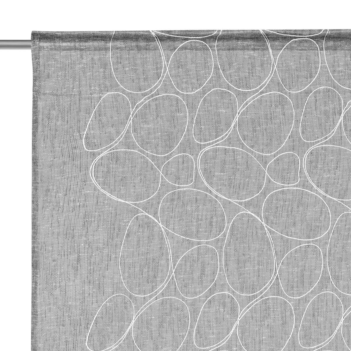 KÉSZFÜGGÖNY áttetsző  - szürke, Lifestyle, műanyag (140/245cm) - Esposa