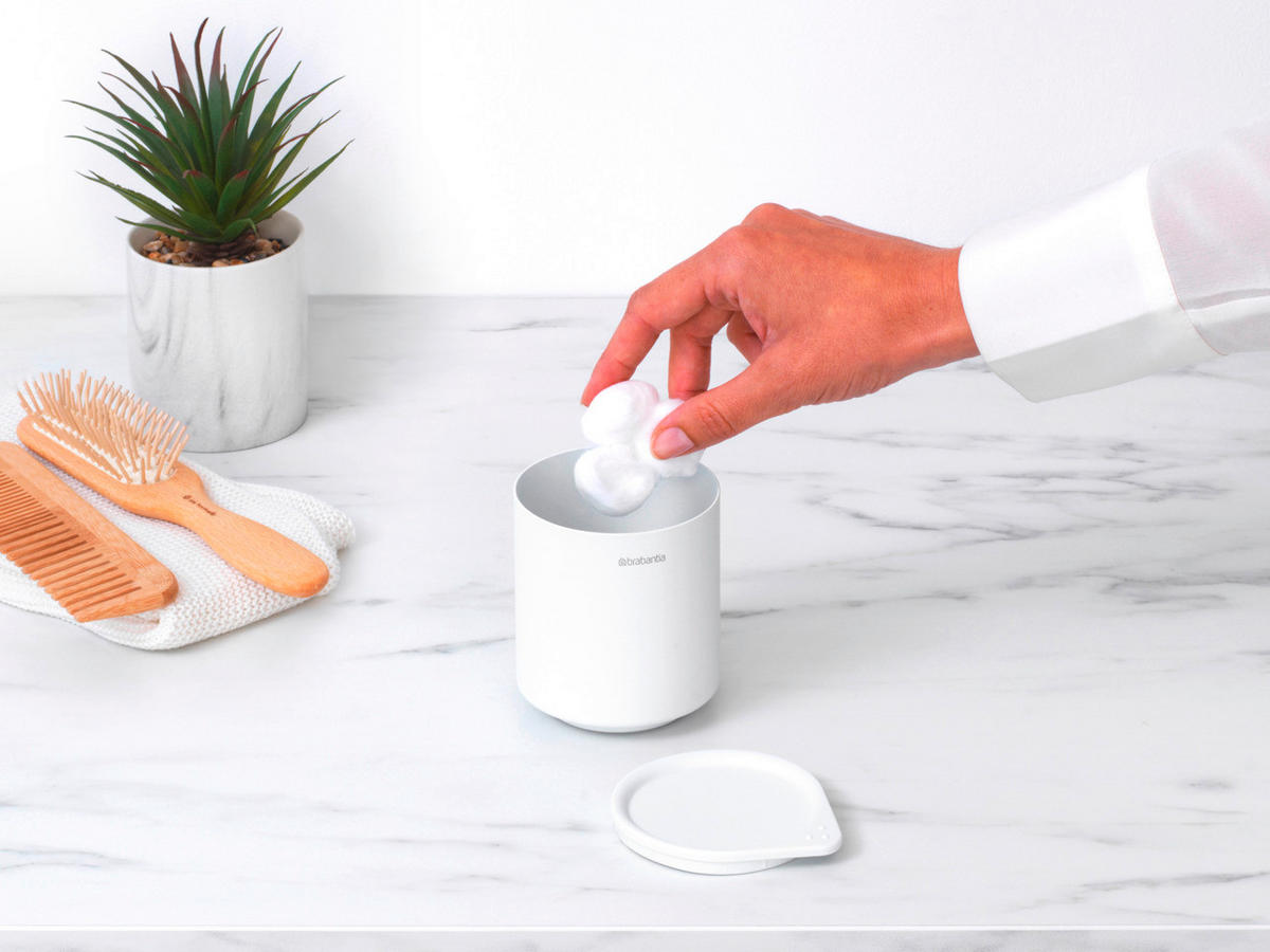 KUPAONSKA ČAŠA  bijela  metal  MINDSET  - bijela, Basics, metal (8.1/9.5/8.1cm) - Brabantia