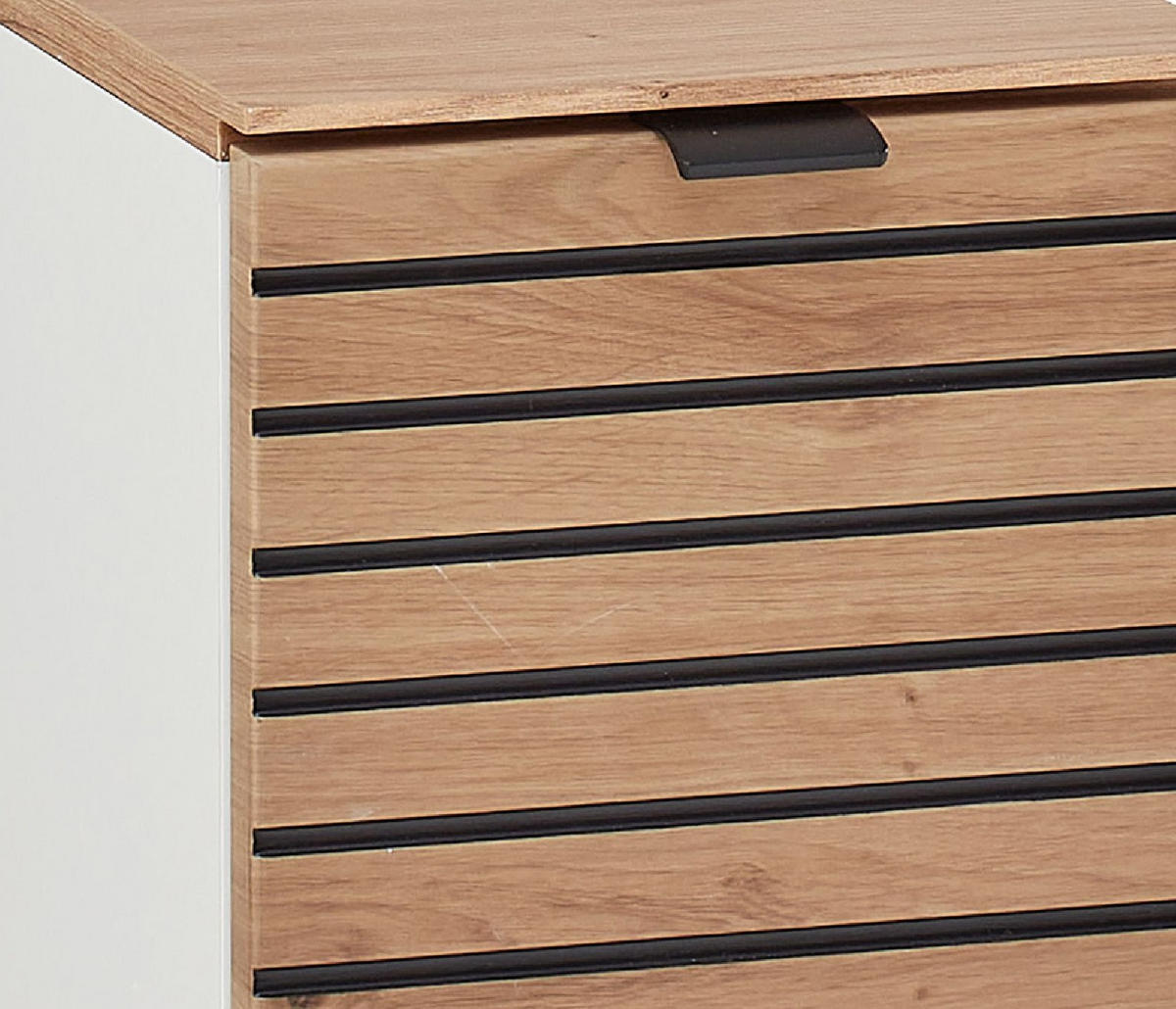 GARDEROBE 6-teilig  in 306/179/37 cm  - Weiß/Eiche Artisan, Design, Holzwerkstoff (306/179/37cm) - Voleo