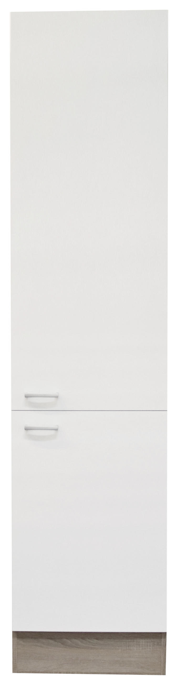 ORMAR ZA POSUĐE    - bijela/srebrne boje, Basics, drvni materijal/plastika (50/211/56cm) - MID.YOU