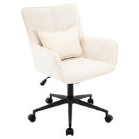 DREHSTUHL Webstoff Creme, Schwarz  - Creme/Schwarz, Design, Kunststoff/Textil (60/86/96/57cm) - Carryhome