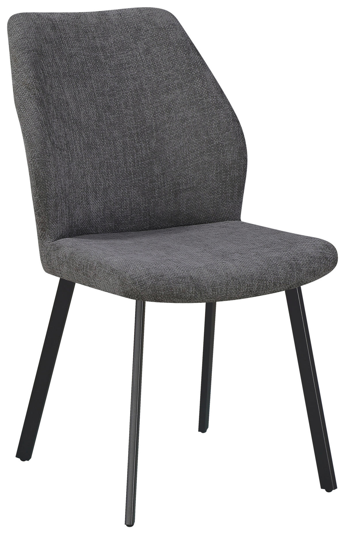TISCHGRUPPE Dunkelgrau  - Dunkelgrau, KONVENTIONELL, Textil/Stein (140/48/76/89/90/62cm) - MID.YOU