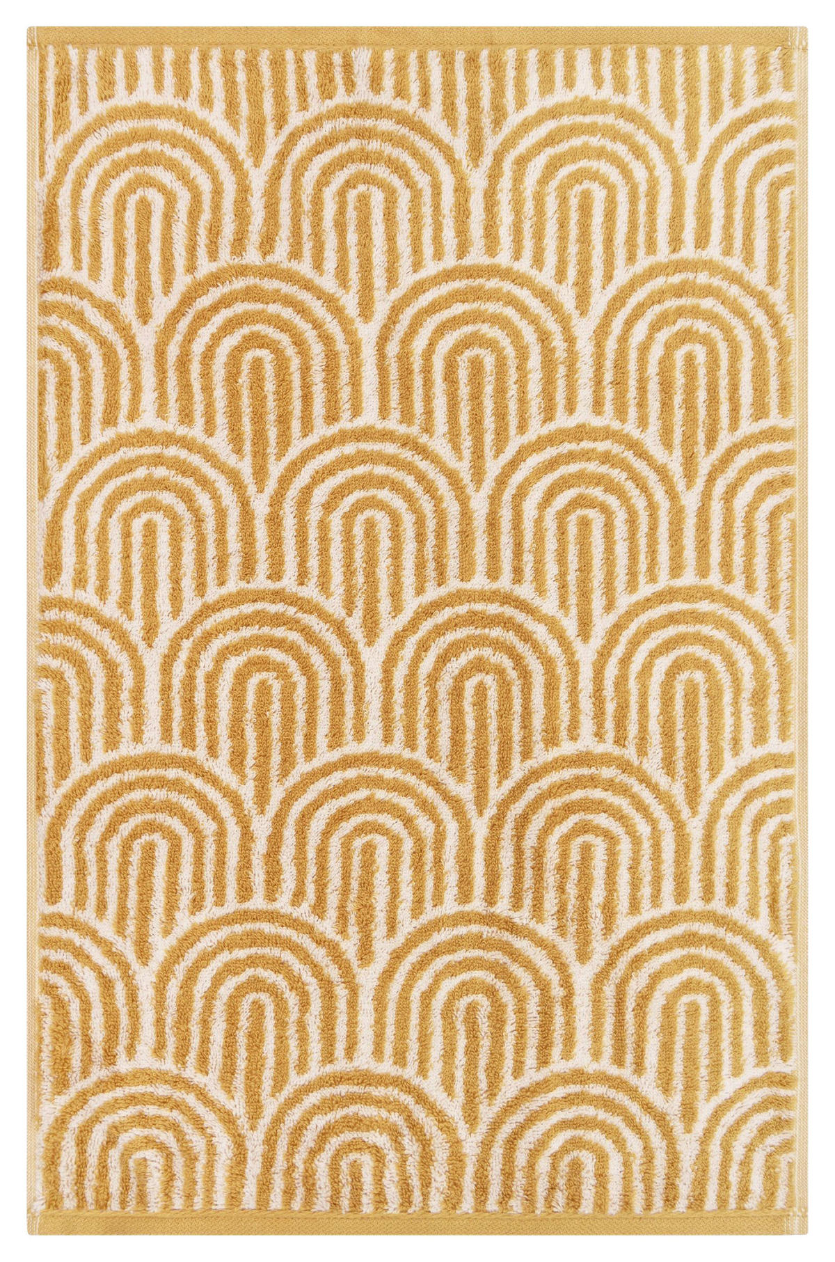 RUČNÍK, 50/100 cm, přírodní barvy, barvy zlata, lesní zelená - přírodní barvy/barvy zlata, Basics, textil (50/100cm) - Cawoe