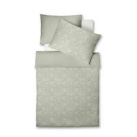 ÁGYNEMŰHUZAT-GARNITÚRA 140/200 cm  - zsályazöld/fehér, Basics, textil (140/200cm) - Fleuresse