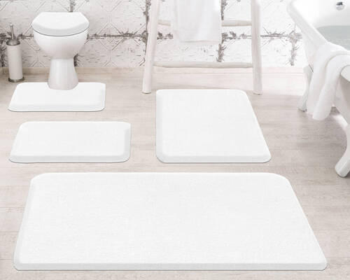 BIDET-VORLEGER Weiß 50/60 cm - Weiß, Basics, Kunststoff/Textil (50/60cm) - Grund