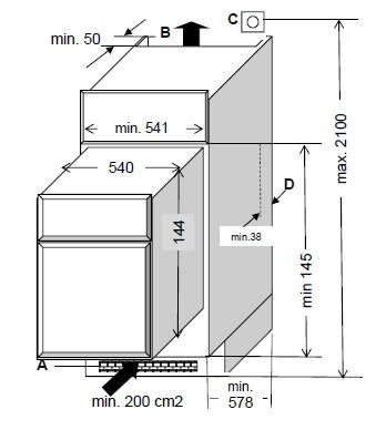 KÜCHENBLOCK 280 cm   in Schwarz, Weiß  - Alufarben/Schwarz, KONVENTIONELL, Metall (280cm) - Respekta