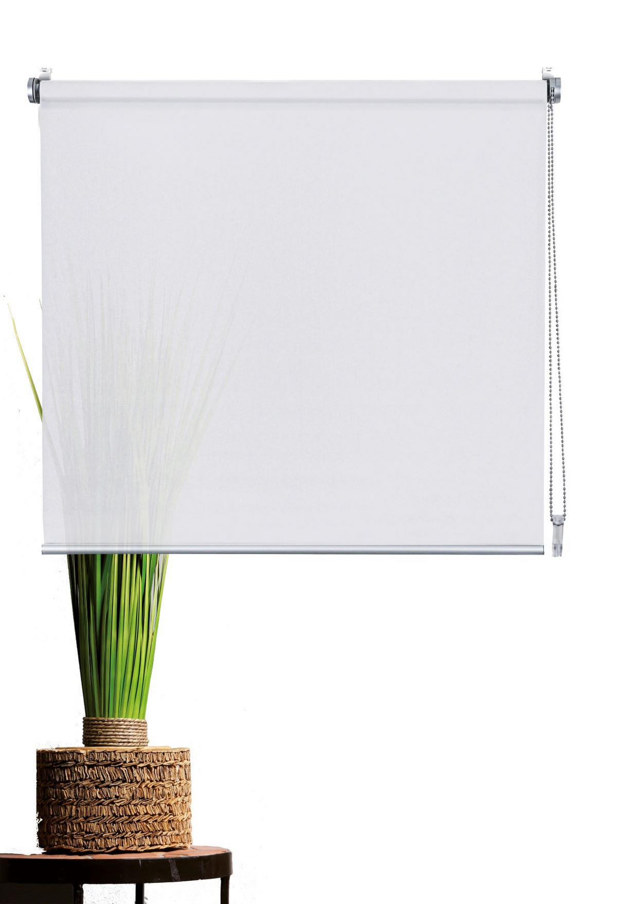 ROLLO  blickdicht     - Weiß, Basics, Textil (45/150/4cm) - Homeware