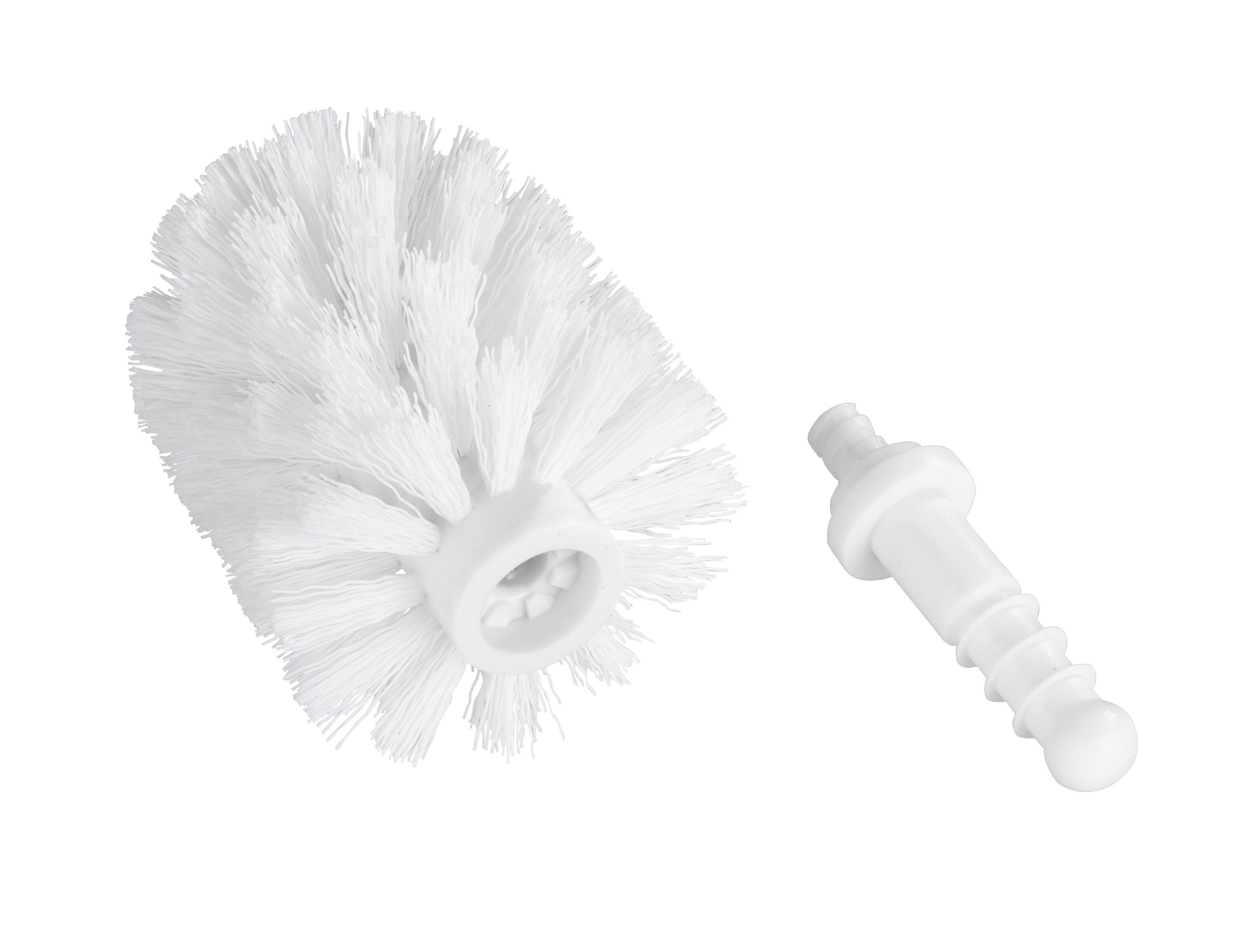 ERSATZBÜRSTENKOPF in   Kunststoff  - Weiss, Basics, Kunststoff (8,5cm) - Wenko