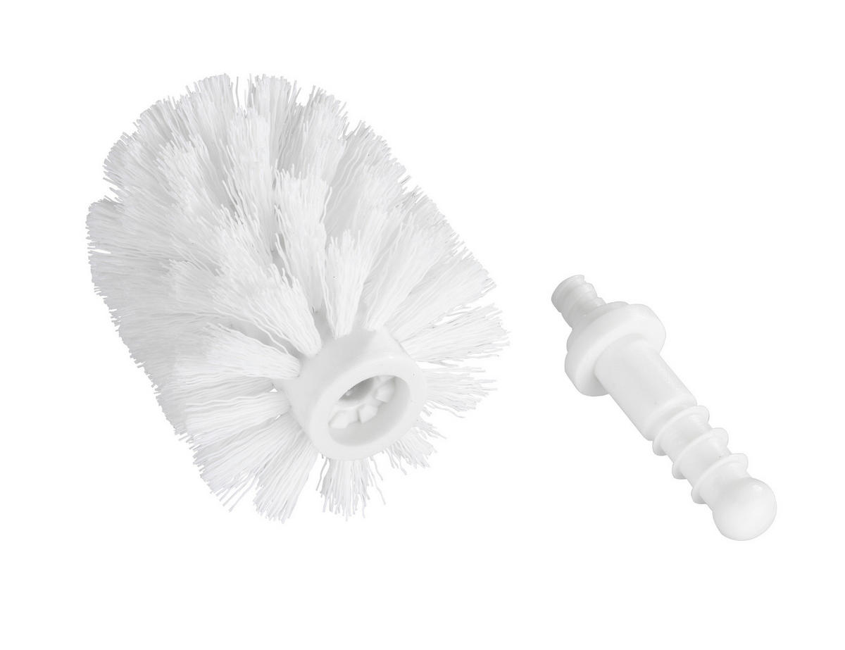 RESERVBORSTHUVUD i   plast  - vit, Basics, plast (8,5cm) - Wenko