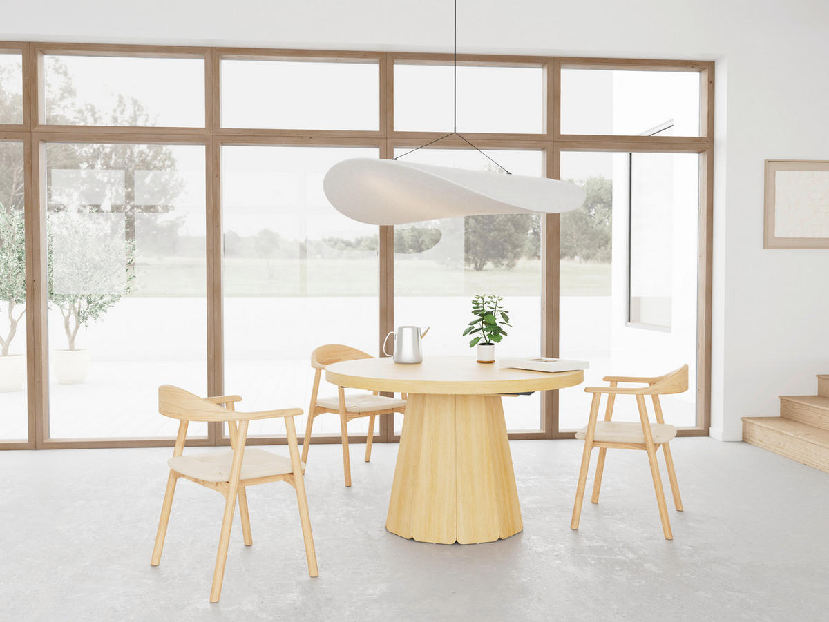 ESSTISCH Nachbildung  Holzwerkstoff ausziehbar Eichefarben  - Eichefarben, KONVENTIONELL, Holzwerkstoff (120/75cm) - MID.YOU
