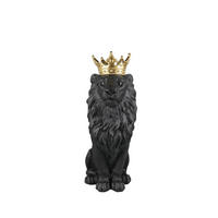SKULPTUR - Goldfarben/Schwarz, Design, Kunststoff (29,5/73/43cm)