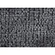 ECKSOFA in Chenille Dunkelgrau  - Dunkelgrau/Schwarz, MODERN, Textil/Metall (290/182cm) - Hom`in