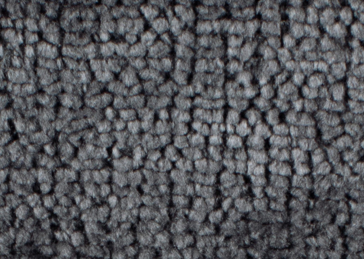 ECKSOFA in Chenille Dunkelgrau  - Dunkelgrau/Schwarz, Modern, Textil/Metall (182/290cm) - Hom`in