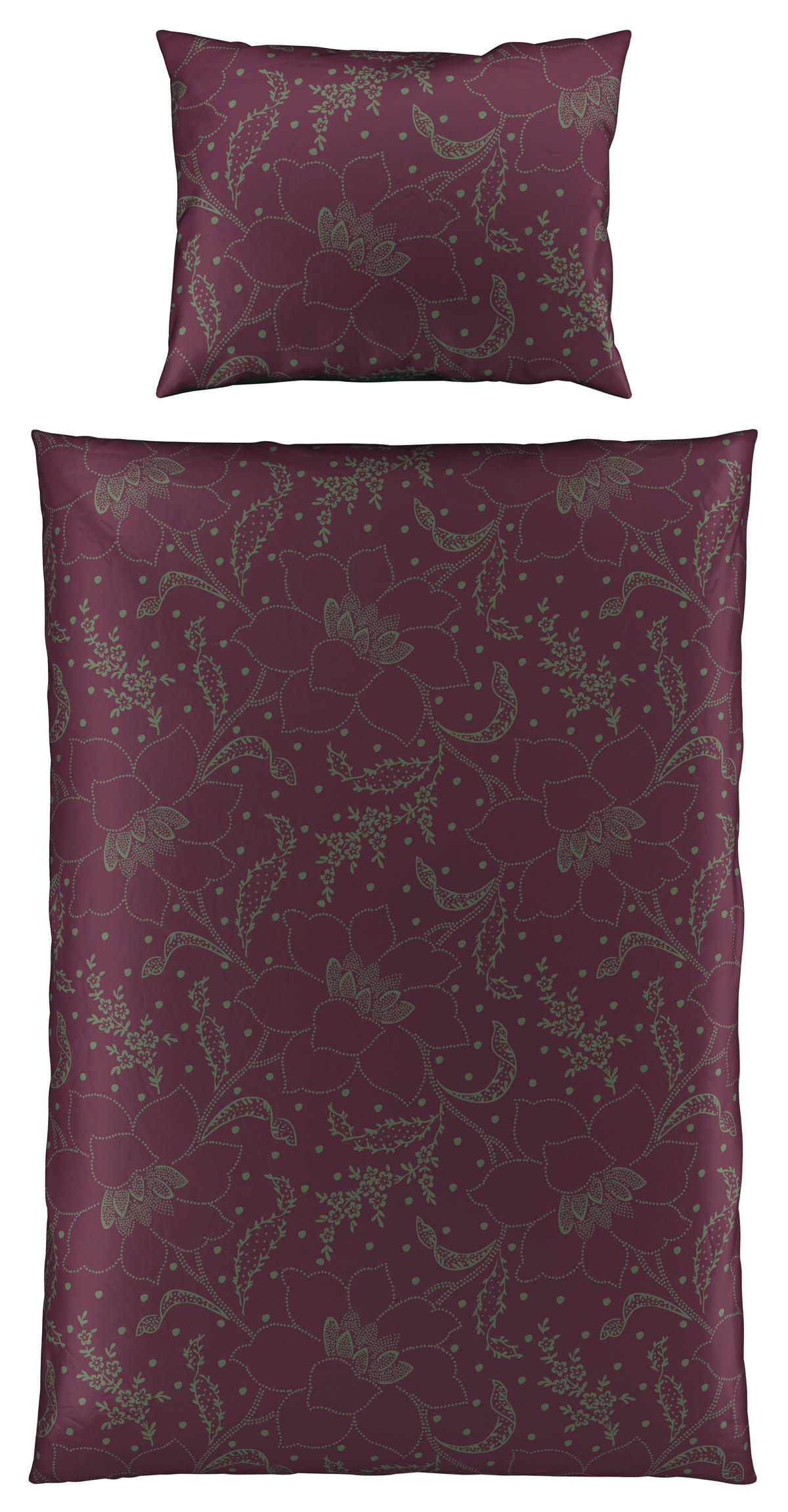 POVLEČENÍ, satén, fialová, 140/200 cm - fialová, Konvenční, textil (140/200cm) - Esposa