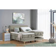BOXSPRINGBETT 160/200 cm  in Greige  - Greige/Eichefarben, KONVENTIONELL, Holz/Textil (160/200cm) - Voleo