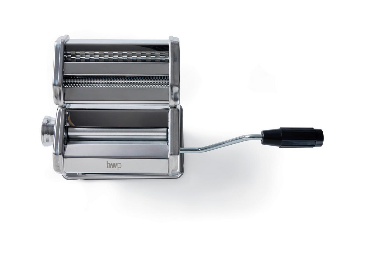 MAșINĂ PENTRU PASTE - culoare inox/negru, Basics, plastic/metal (20/12,2/12,9cm) - Homeware Profession.