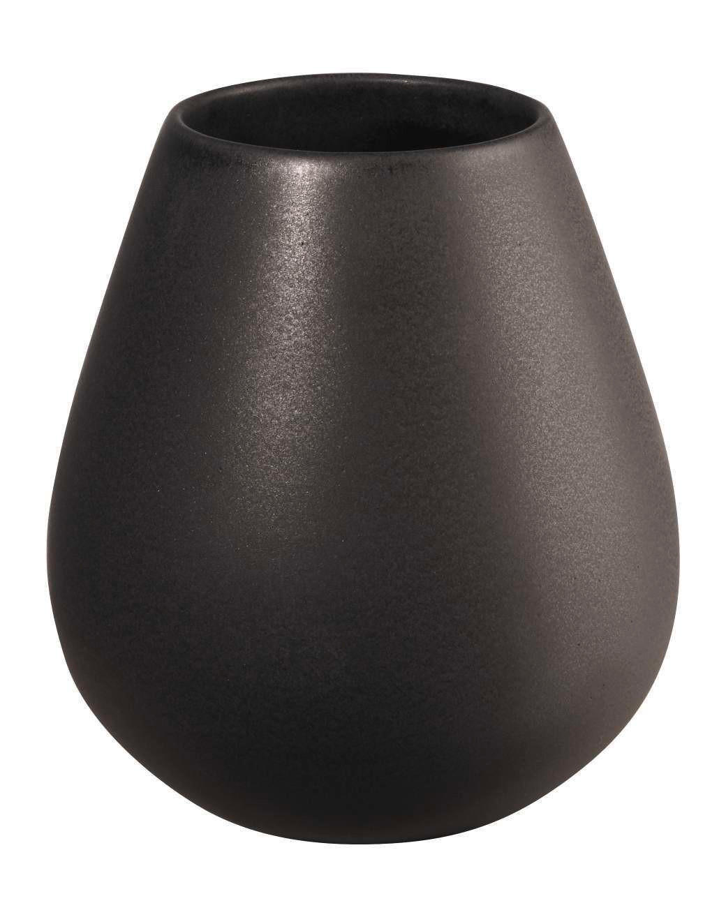 ASA VÁZA, keramika, 18 cm - černá
