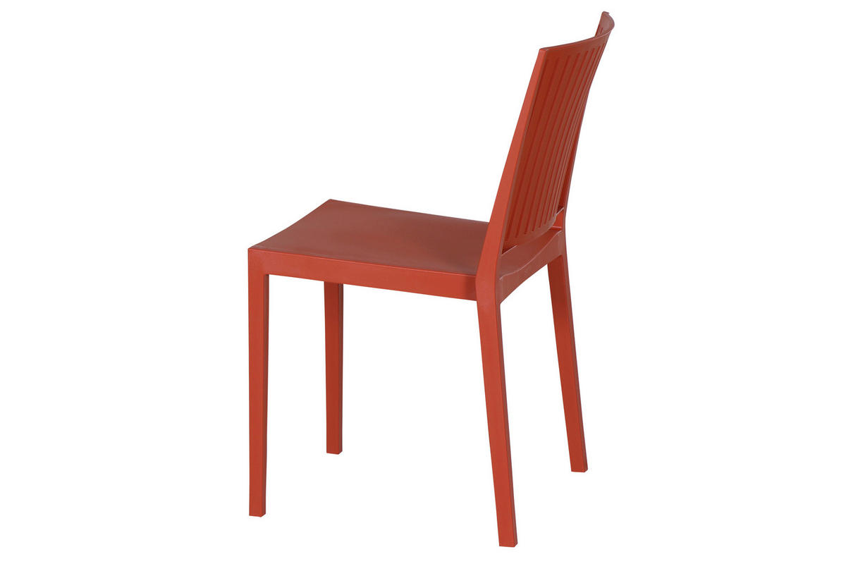 STAPELSTUHL Rot  - Rot, Basics, Kunststoff (57/80/56cm) - Siena Garden