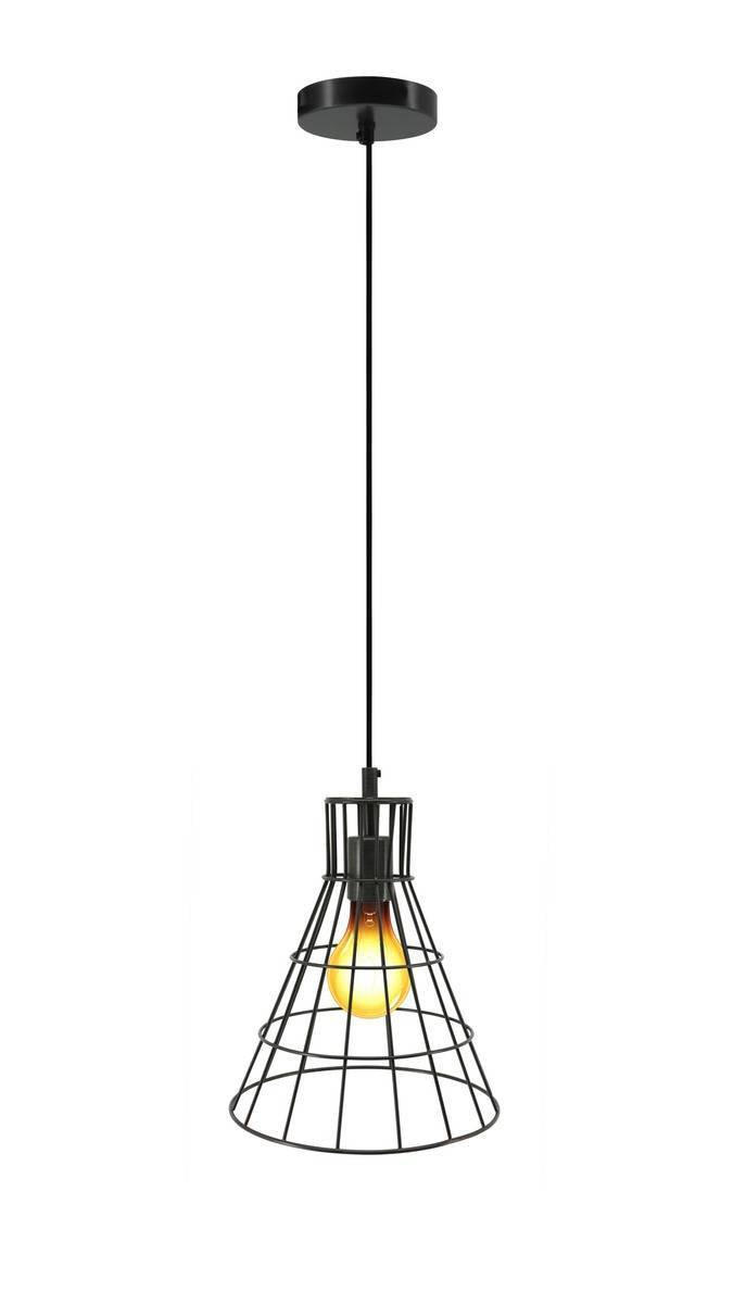 HÄNGELEUCHTE 26/26/31 cm   - Schwarz, Trend, Metall (26/26/31cm) - Kayoom