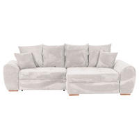 ECKSOFA in Cord Naturfarben  - Eichefarben/Naturfarben, Konventionell, Holz/Textil (276/177cm) - Carryhome