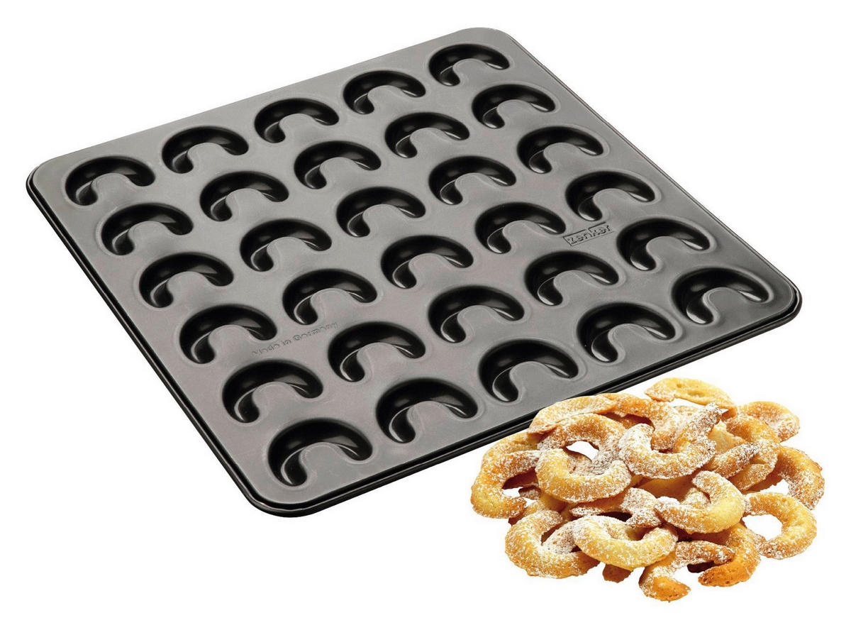 VANILLEKIPFERLFORM 32/31/1,5 cm  - Basics, Metall (32/31/1,5cm) - Zenker