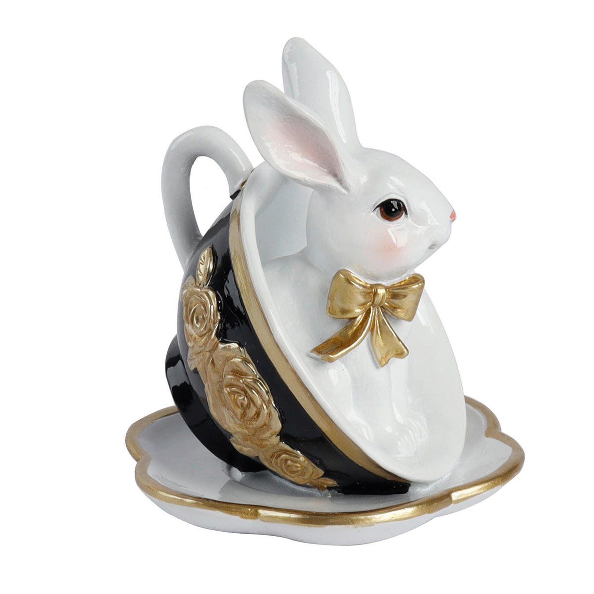 DEKORATIONSHARE - vit/svart, Lifestyle, plast (11,2/11,5/12,5cm)