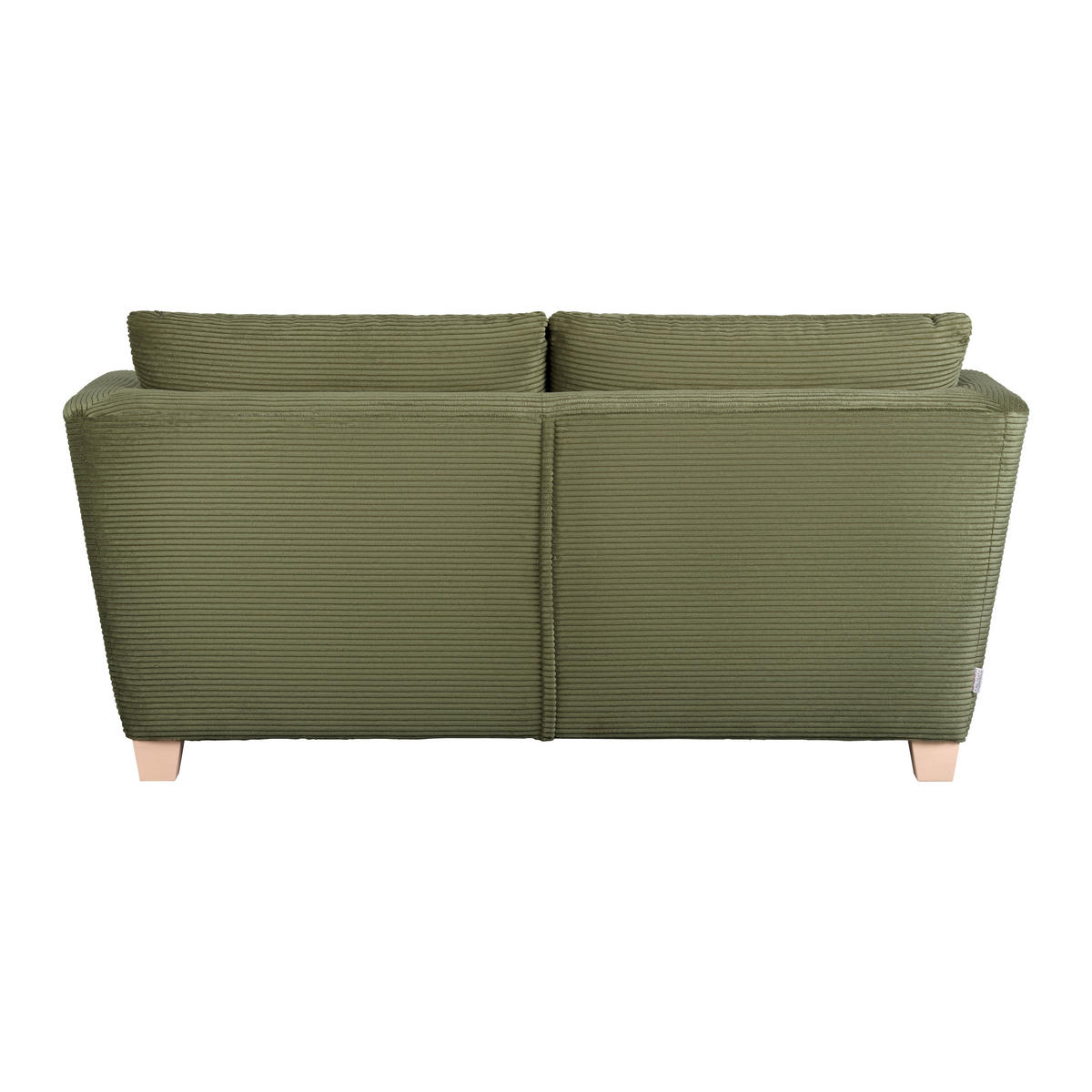 2-SITS SOFFA i textil grön  - grön/mörkgrön, trä/textil (190/70-85/95cm) - MID.YOU