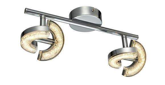 LED-STRAHLER - Weiß, Design, Kunststoff/Metall (12/14cm) - Novel