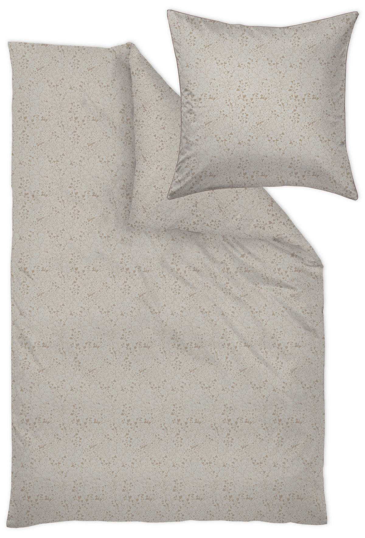 BETTWÄSCHESET Damast 160/210 cm  70 cm/50 cm  - Grün, Basics, Textil (160/210cm) - Curt Bauer